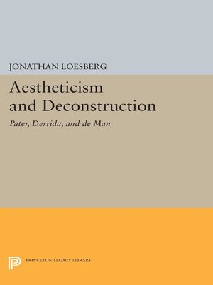 cover image of Aestheticism and Deconstruction